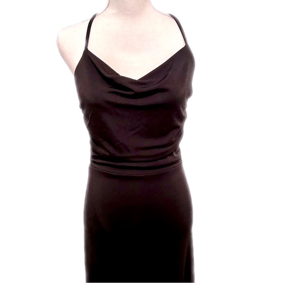 lace dress halter Onyx Halter Lace Maxi Dress main image 0